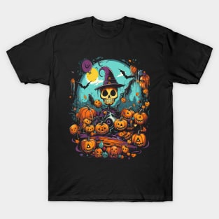 Creepy Halloween Scarecrow T-Shirt